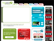 Tablet Screenshot of enjoyireland.ie